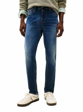Calça jeans Tommy Jeans Austin dark para homem.