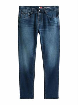 Calça jeans Tommy Jeans Austin dark para homem.