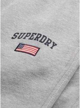 Jogger Superdry Athletic cinza para mulheres