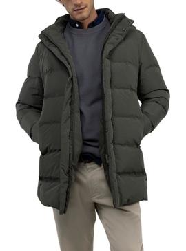 Casaco acolchoado El Ganso verde para homem.