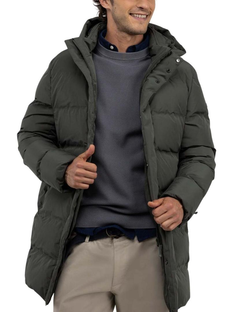 Casaco acolchoado El Ganso verde para homem.