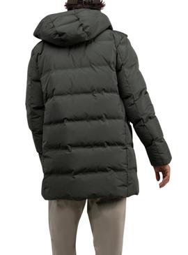 Casaco acolchoado El Ganso verde para homem.