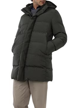 Casaco acolchoado El Ganso verde para homem.