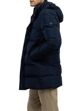 Casaco acolchoado El Ganso azul marinho para homem.