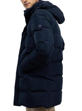 Casaco acolchoado El Ganso azul marinho para homem.