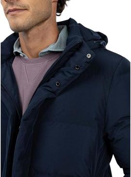 Casaco acolchoado El Ganso azul marinho para homem.