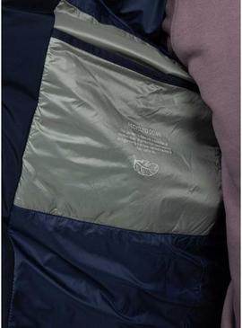 Casaco acolchoado El Ganso azul marinho para homem.