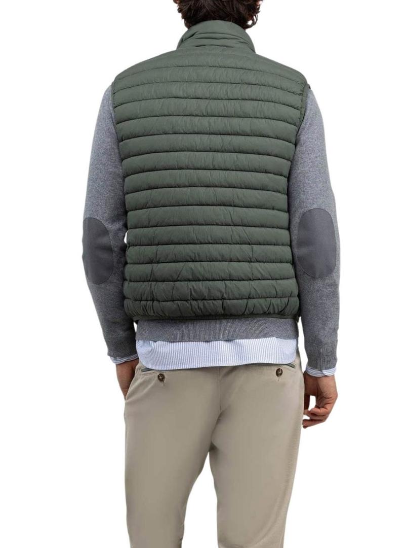 Colete El Ganso acolchoado verde para homem
