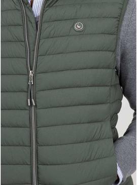 Colete El Ganso acolchoado verde para homem