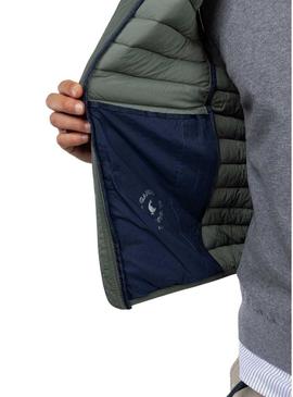 Colete El Ganso acolchoado verde para homem