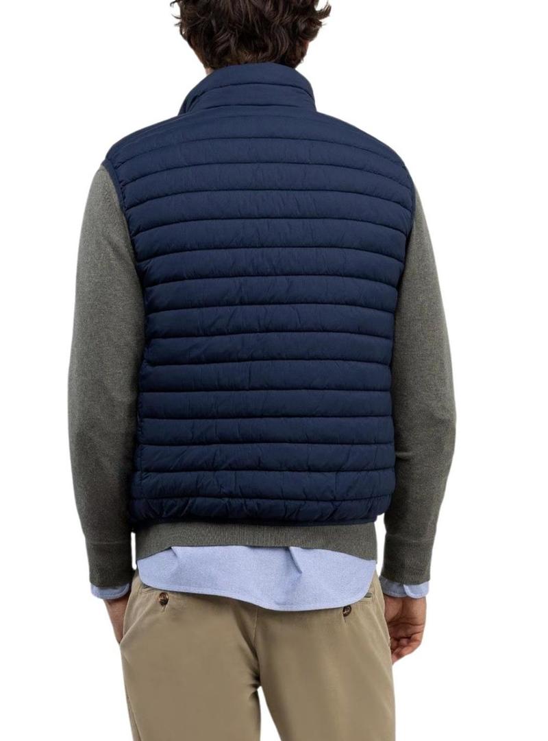 Colete El Ganso acolchoado azul marinho para homem