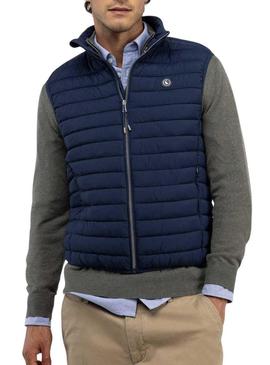 Colete El Ganso acolchoado azul marinho para homem