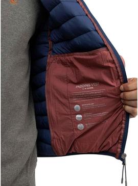 Colete El Ganso acolchoado azul marinho para homem