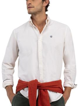 Camisa El Ganso Pana branco para homem.