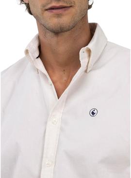 Camisa El Ganso Pana branco para homem.
