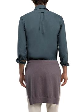 Camisa El Ganso Dyed petrol para homem.