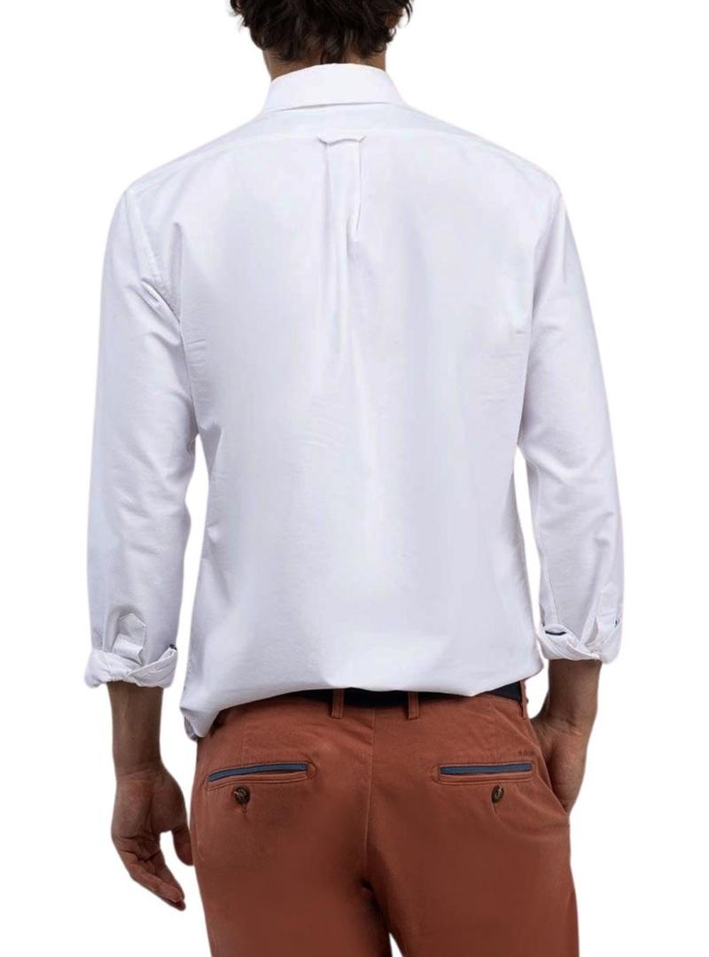 Camisa El Ganso Oxford branca para homem