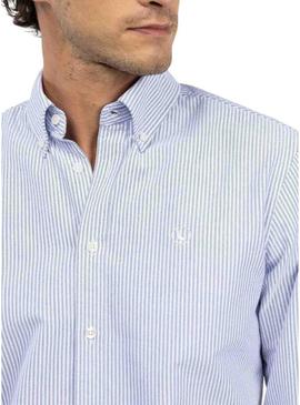 Camisa El Ganso Oxford listras para homem