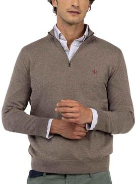 Camisola El Ganso com gola de camionista em top para homem.