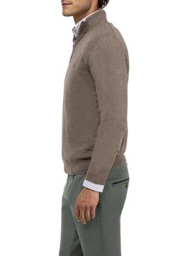 Camisola El Ganso com gola de camionista em top para homem.