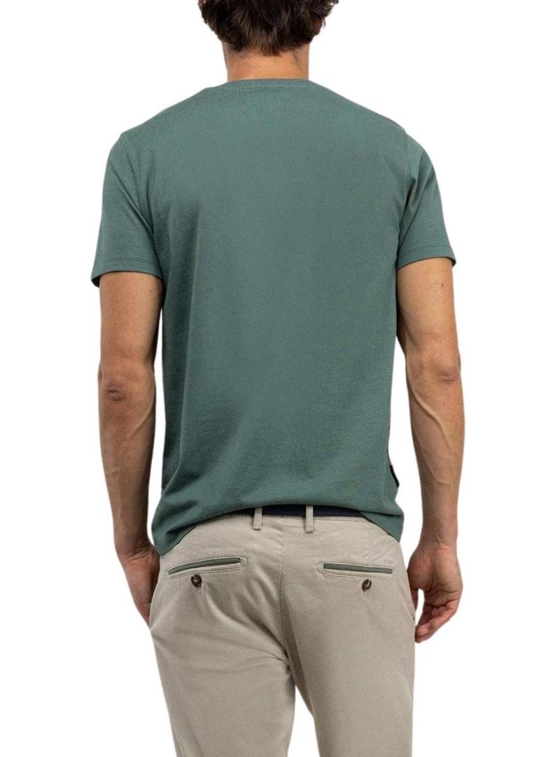 Camiseta básica verde El Ganso para homem.