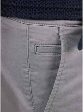 Calça chino El Ganso cinza slim fit para homem