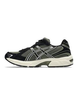 Tênis Asics Gel 1130 verde e preto para homem.