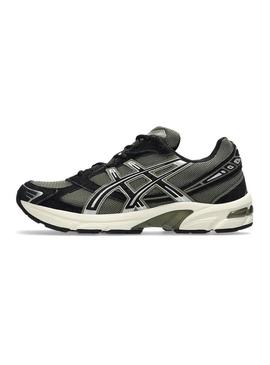 Tênis Asics Gel 1130 verde e preto para homem.