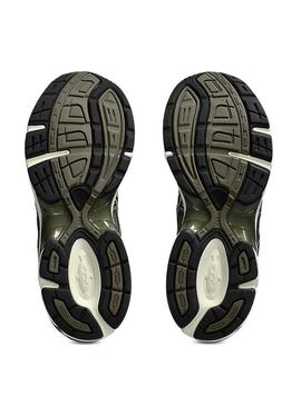 Tênis Asics Gel 1130 verde e preto para homem.