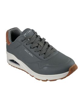 Sapatilhas Sketchers Uno verde para homem.