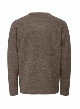 Jersey Only and Sons Thomas regular marrom para homem