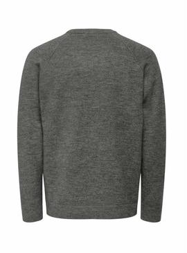 Camisola Only and Sons Thomas regular cinza para homem.