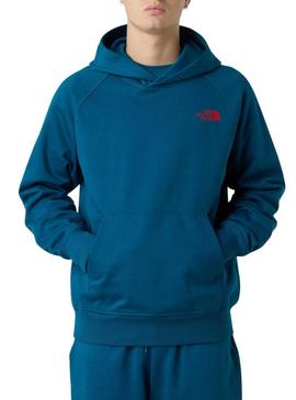 Moletom The North Face Raglan Box com capuz caramelo para homem.