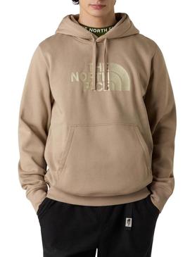 Moletom The North Face Drew Peak com capuz caramelo para homem.