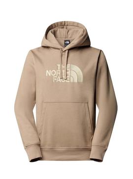 Moletom The North Face Drew Peak com capuz caramelo para homem.