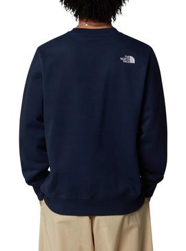 Moletom The North Face Drew Peak Regular azul marinho para homem.
