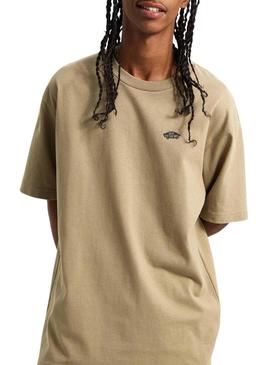 Camiseta Vans Style 76 Loose cámel para homem.