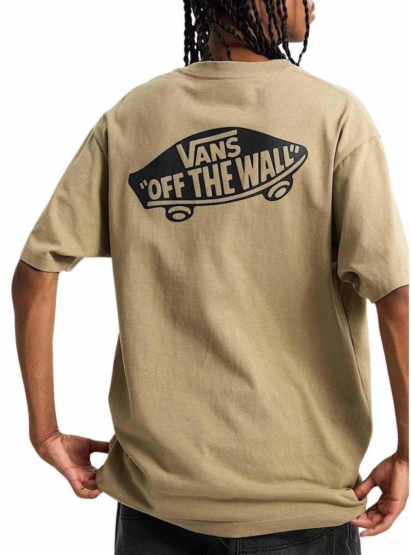 Camiseta Vans Style 76 Loose cámel para homem.