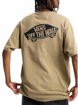 Camiseta Vans Style 76 Loose cámel para homem.