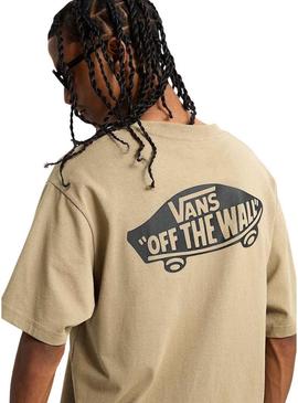 Camiseta Vans Style 76 Loose cámel para homem.