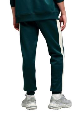 Calça esportiva Puma T7 Always On verde para homem.