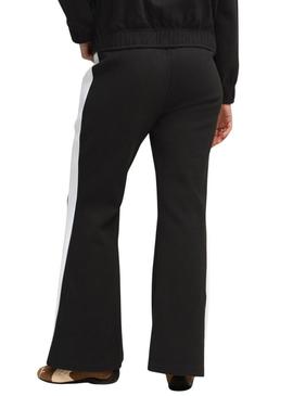 Calça esportiva Puma T7 flare preta para mulher.