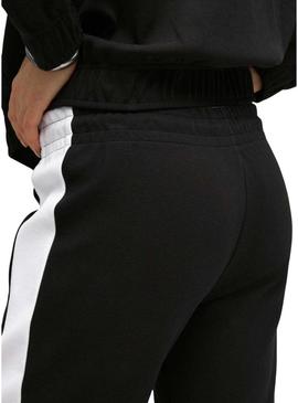 Calça esportiva Puma T7 flare preta para mulher.