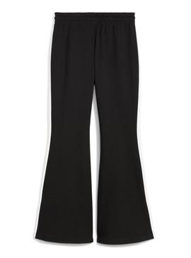 Calça esportiva Puma T7 flare preta para mulher.