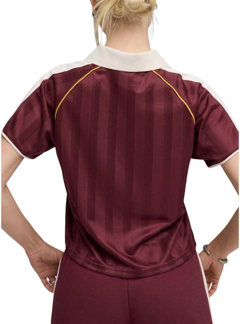 Camiseta Puma T7 Football grená para mulher.