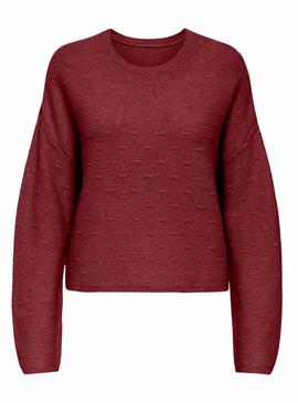 Camisola Jersey Only Katia grená para mulher