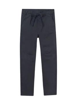 Calça Mayoral soft jogger azul marinho para menino.