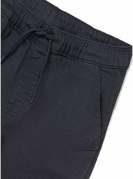 Calça Mayoral soft jogger azul marinho para menino.