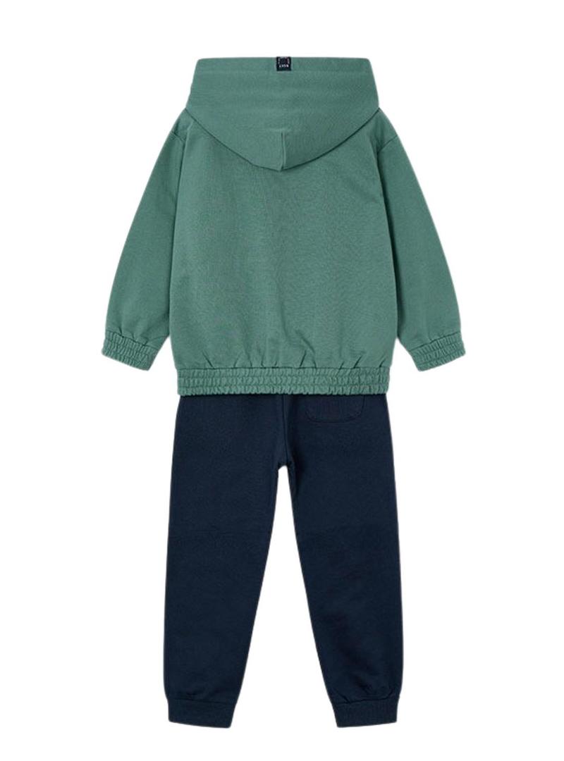 Conjunto de treino Mayoral com estampa verde para menino
