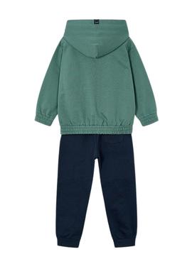 Conjunto de treino Mayoral com estampa verde para menino